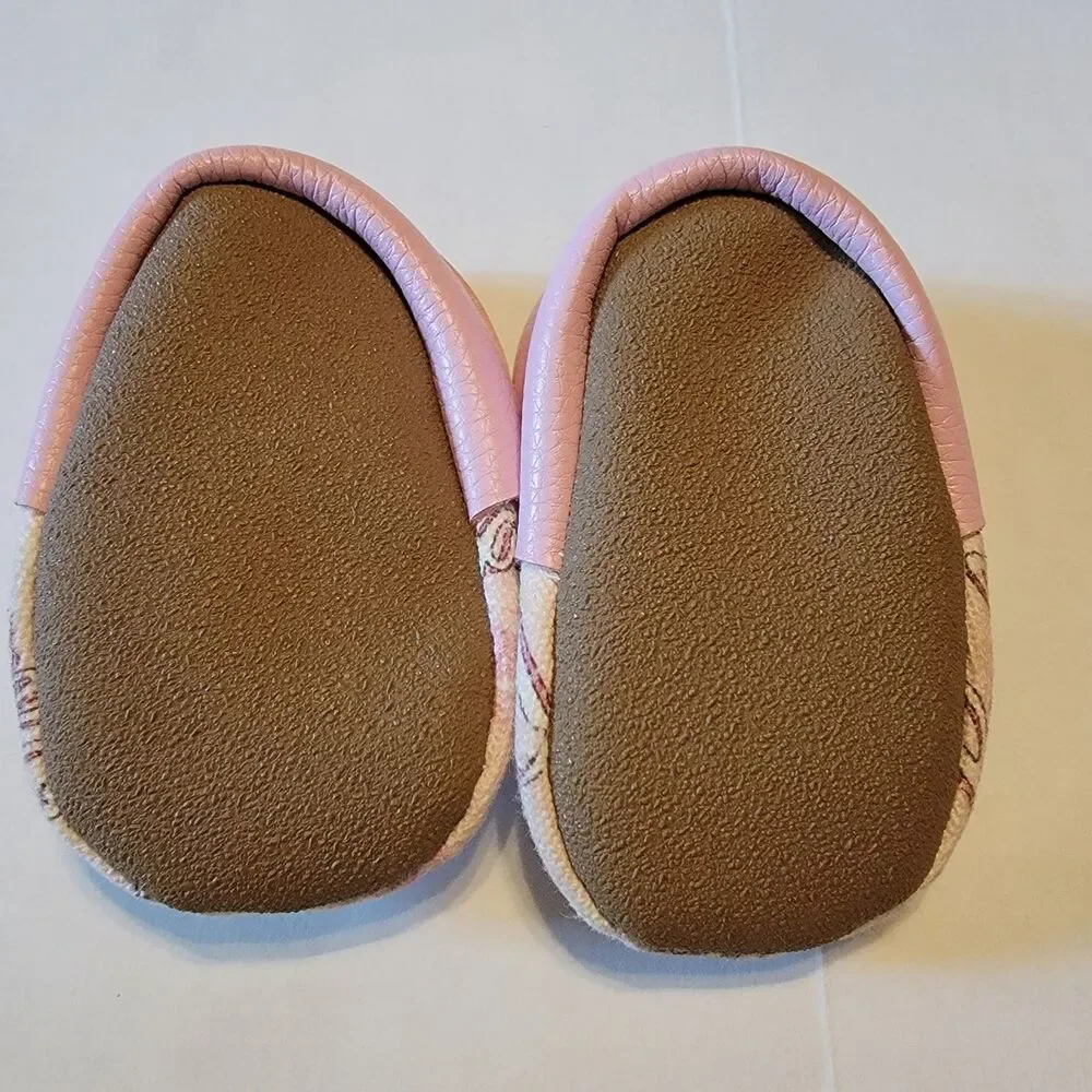 Barbie Infant Canvas Shoes w/ Ribbon Ties - Size 1